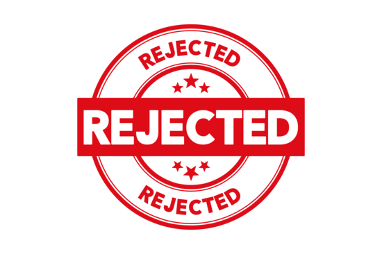 sci rejection reasons